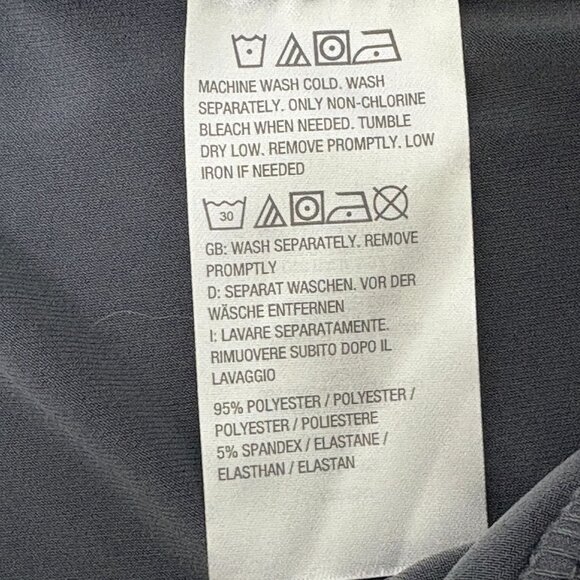 Susan Graver Every Day Liquid Knit Pull On Pants Petite XL XLP Gray Wide Leg - Picture 5 of 13